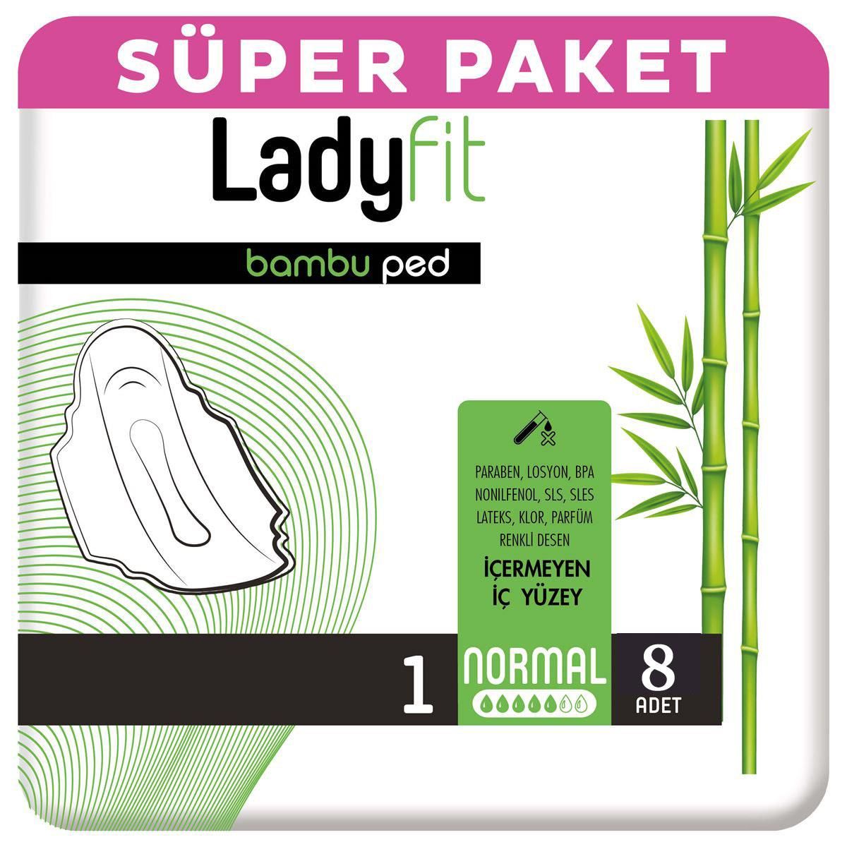 Lady Fit Bambu 8 li Normal No : 1