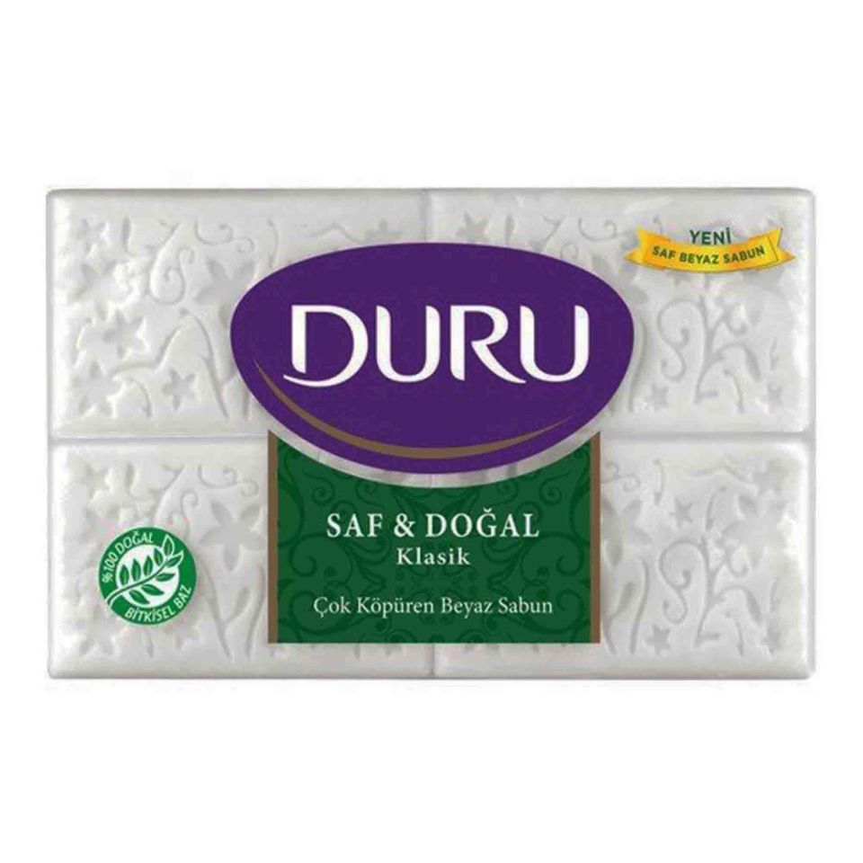 Duru Sabun Klasik Saf ve Doğal 600 Gr 150 Gr x 4 Adet