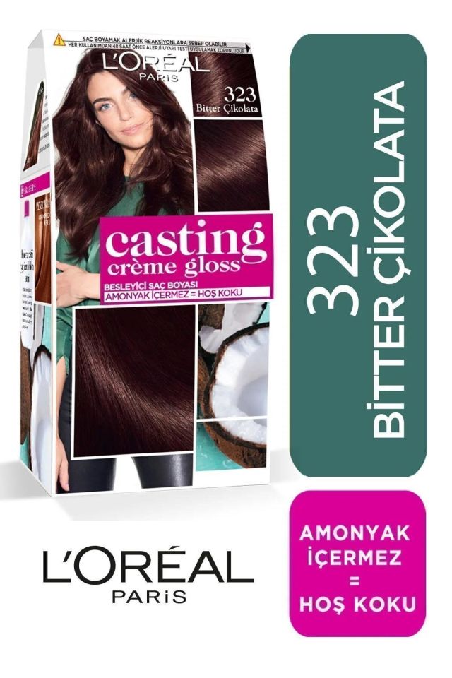 Loreal Casting Creme Gloss Saç Boyası 323 Bitter Çikolata
