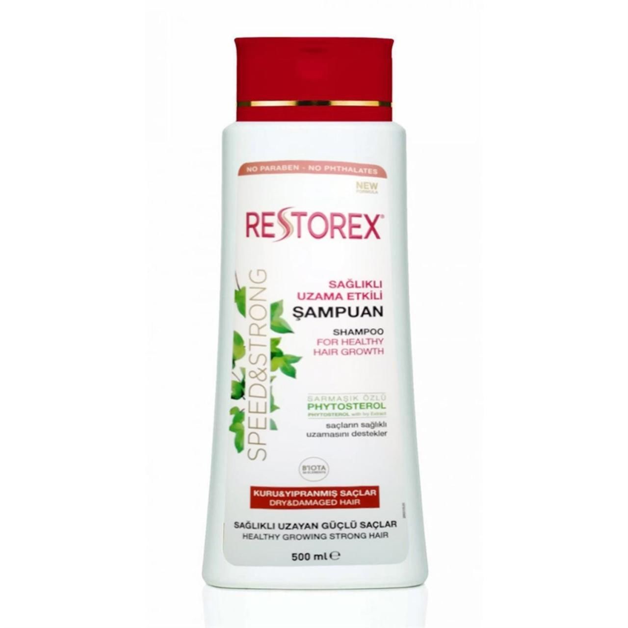 Restorex Şampuan 500 ml Kuru ve Yıpranmış Saçlar Onarıcı Bakım Saçlar Sağlıklı Uzama Etkili