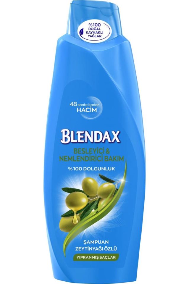 Blendax Şampuan 550Ml Zeytinyağlı Özlü Şampuan Besleyici