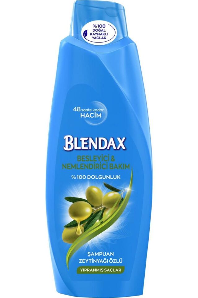 Blendax Şampuan 550Ml Zeytinyağlı Özlü Şampuan Besleyici