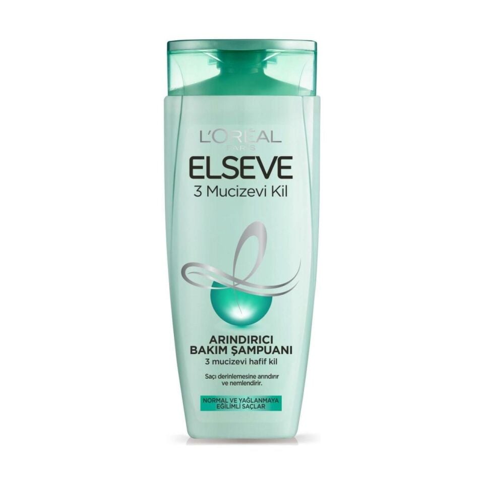 Elseve Şampuan 3 Mucizevi Kil 450 Ml