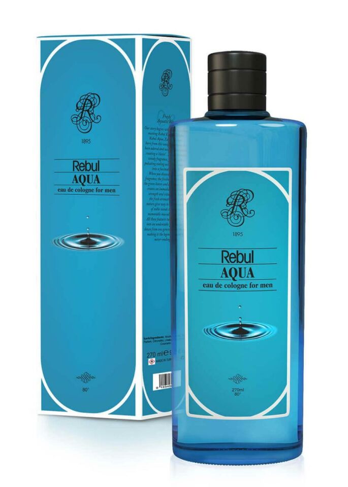 Rebul 270 Ml Kolonya Aqua Cam Şişe
