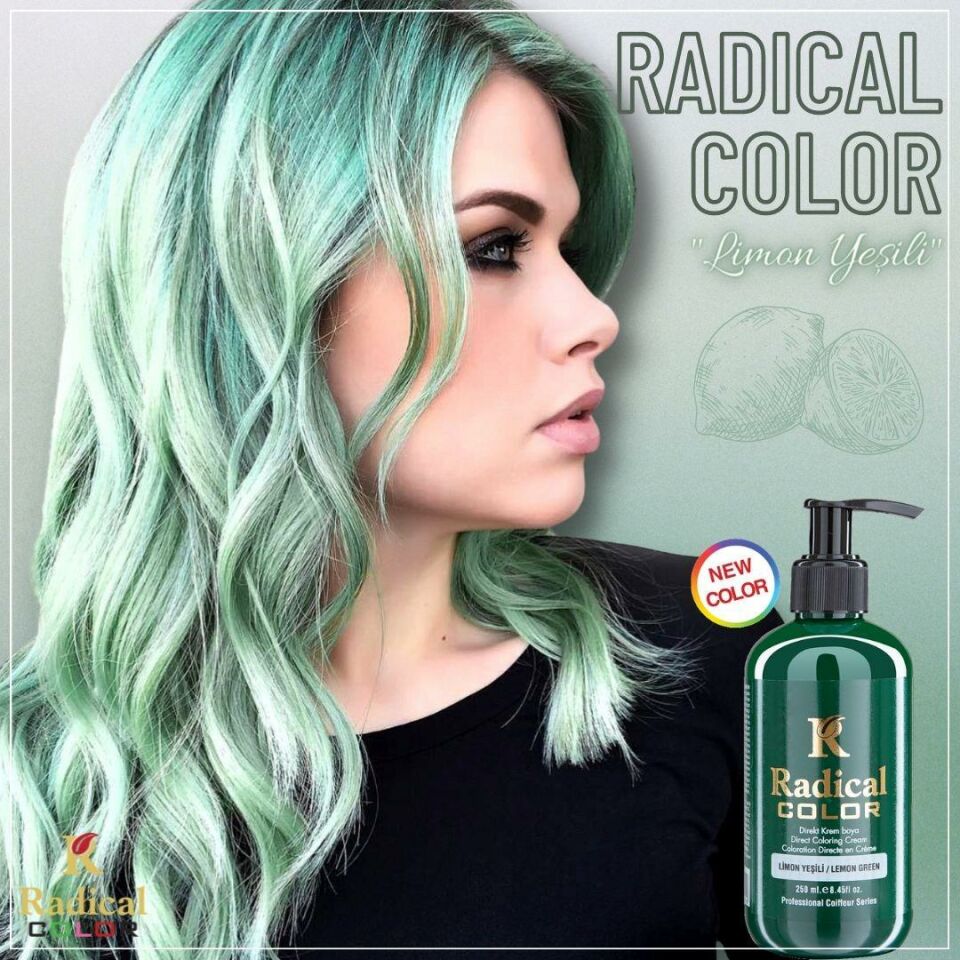 Radical Jeans Color 250 Ml Saç Boyası Yeşil