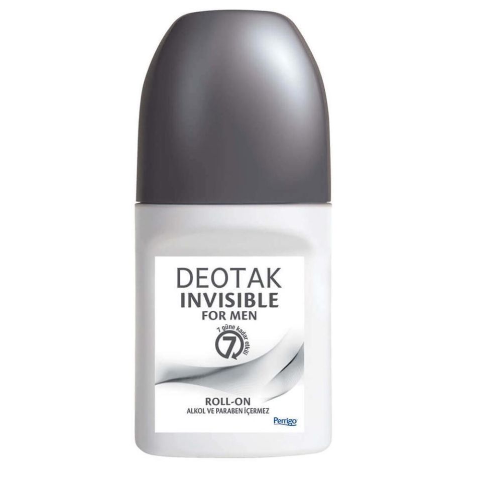 Deotak Invisible Roll On Men 35 Ml gRİ