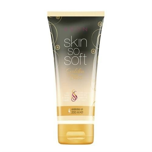 Avon 200 Ml El Ve Vücut Kremi Golden Bliss skin so soft Altın Simli