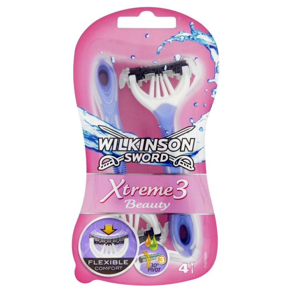 Wılkınson Sword Xtreme3 Beauty Kadın Tıraş Bıçağı 4 Lü