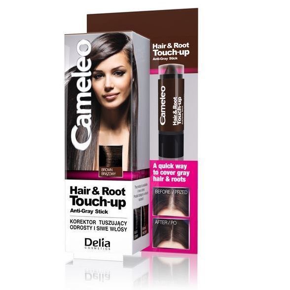 Delia Stick Saç Beyaz Kapatıcı Siyah Kahve Rötuş İçin Saç Ruju