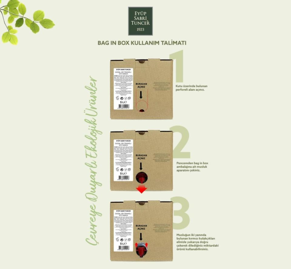 Eyüp Sabri Tuncer Doğal Zeytinyağlı Köpük Sabun 5 Lt