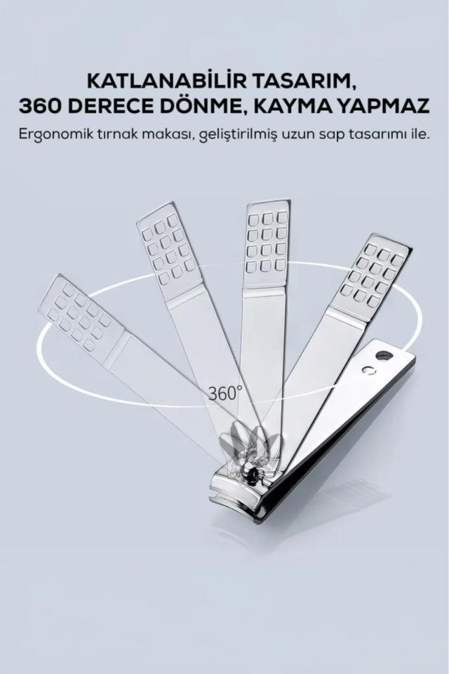 Müjgan 2 li Tırnak Makası Düz ve Yan Orta Boy