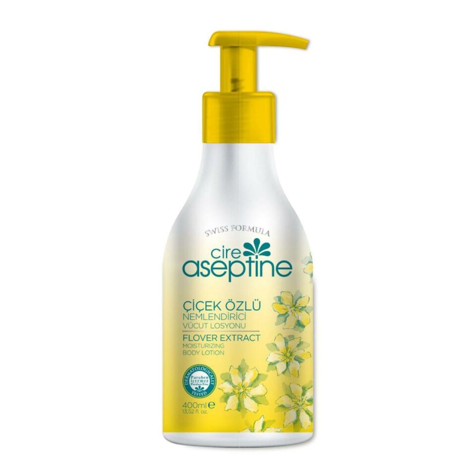 Cire Aseptine Çiçek Özlü Nemlendiricili Vücut Losyonu 400 Ml