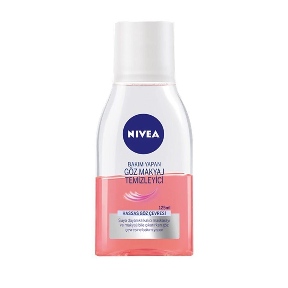 Nivea Hassas Bakım Yapan Çift Etkili Göz Makyajı Temizleyici 125 Ml