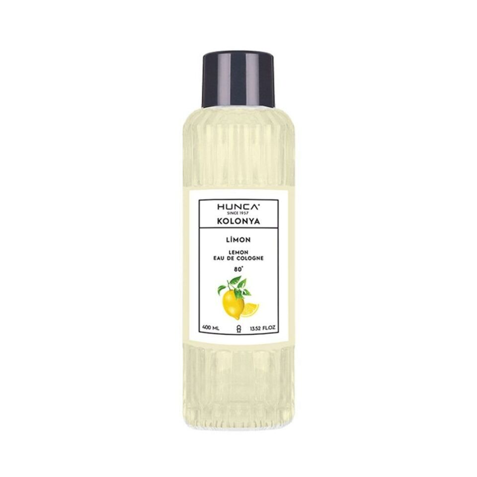 Hunca Kolonya Limon 400 Ml 80 Derece Pet