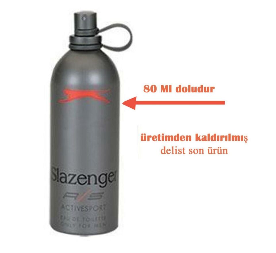 Slazenger Active Sport Kırmızı EDT 80 ml /125 ML Kutusuz