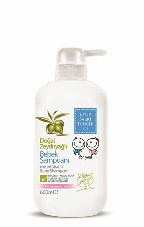 Eyüp Sabri Tuncer 600 Ml Bebek Şampuanı Zeytinyağlı Vegan