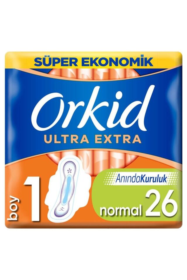 Ultra Extra Hijyenik Ped Normal Süper Ekonomik Paket 26 Ped
