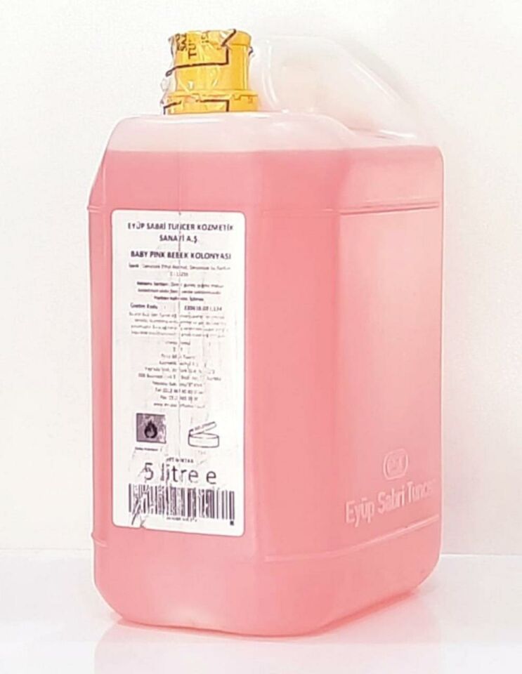 Eyüp Sabri Tuncer Bebek Kolonyası Pembe 5 Lt Bidon
