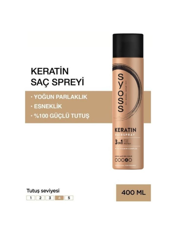 Syoss Saç Sprey Keratin 400 Ml