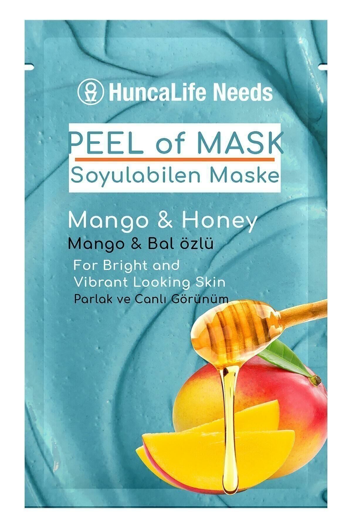 Hunca Needs Canlandırıcı Soyulabilir Maske Mango ve Bal Özlü 15 Ml
