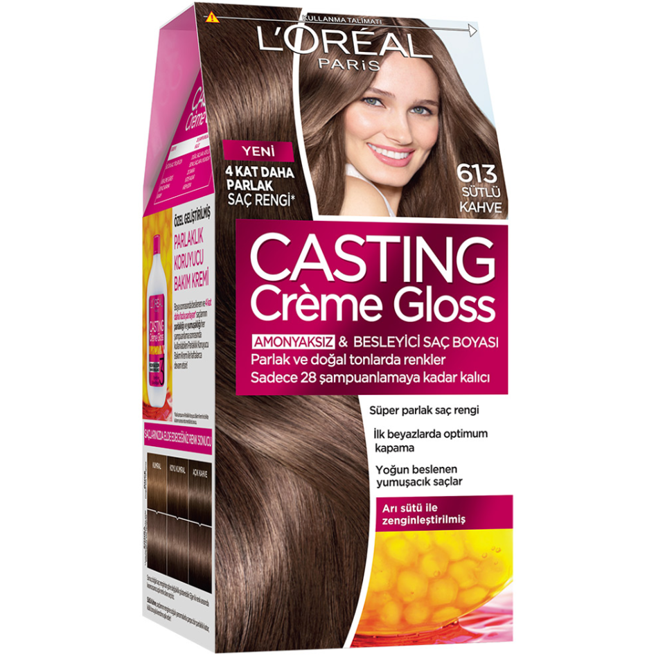Loreal Casting Creme Gloss Saç Boyası 613 Küllü Kumral