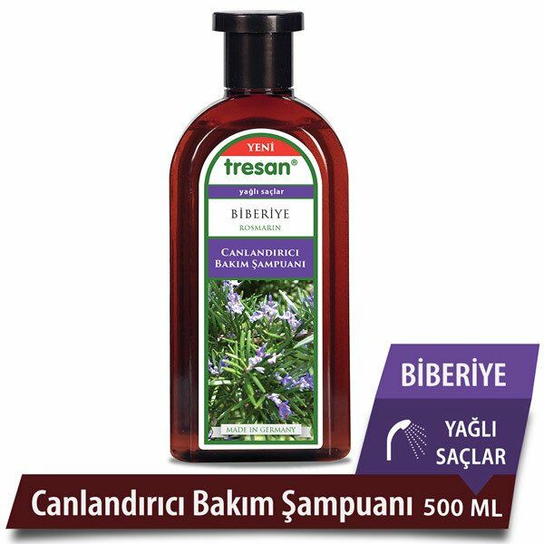 Tresan Şampuan 500 Ml Biberiye Canlandırıcı Yağlı Saçlar