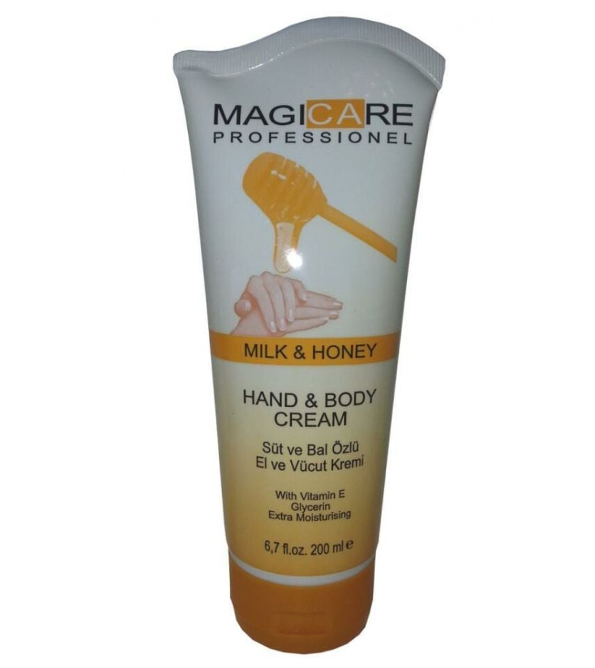 Magicare Hand Body Cream Milk Honey Ballı 200ml