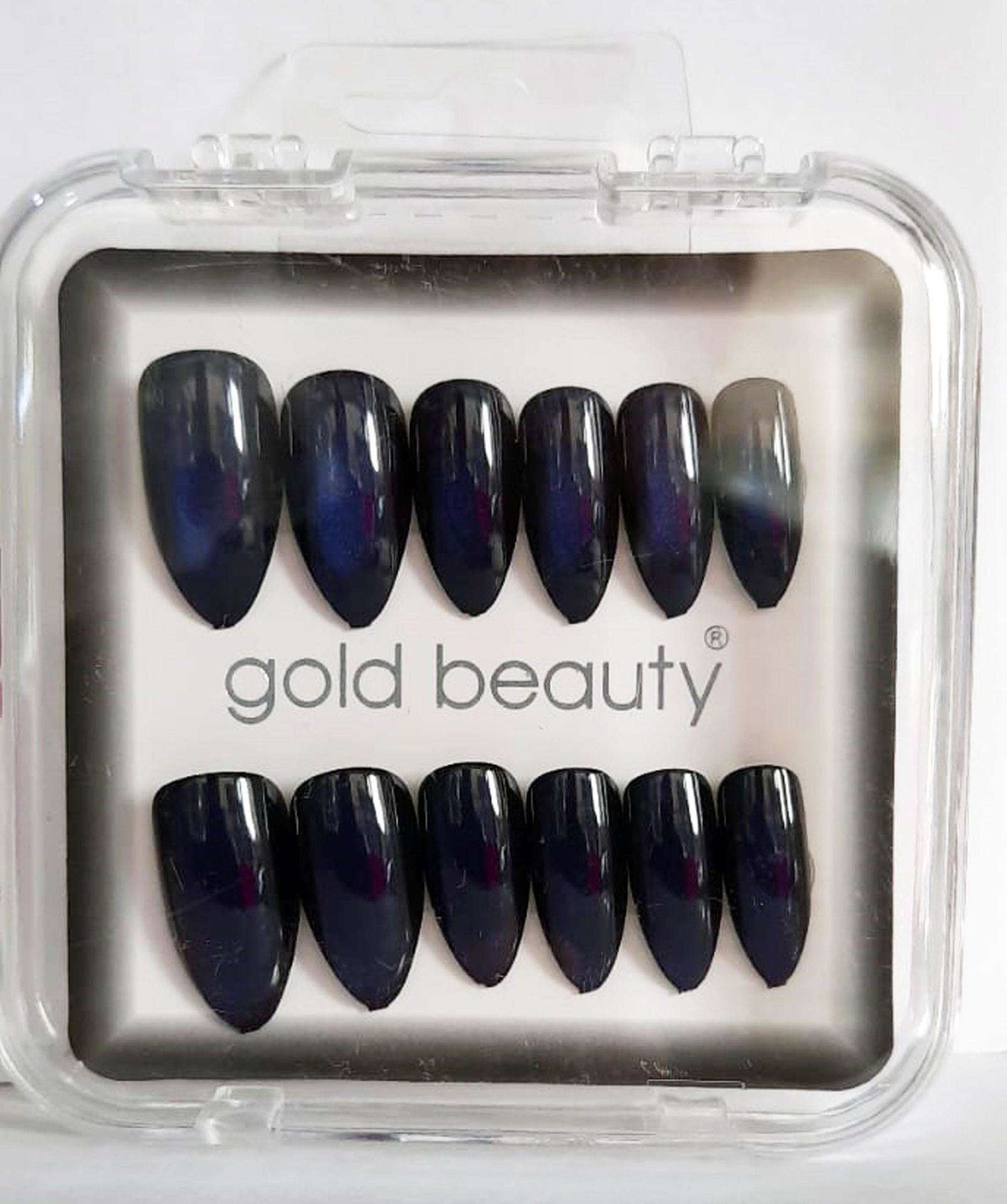 Gold Beauty Kedi Gözü Takma Tırnak 12 li EP-1527 - 4 Lacivert