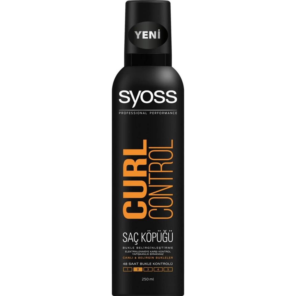 Syoss Saç Köpüğü 250 Ml Bukle Kontrolü Için No: 2