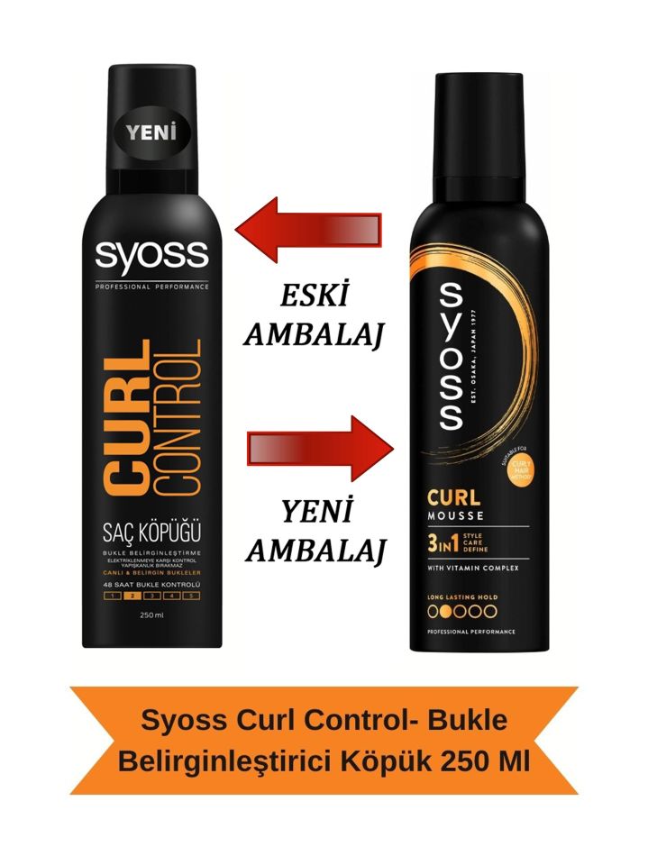 Syoss Saç Köpüğü 250 Ml Bukle Kontrolü Için No: 2