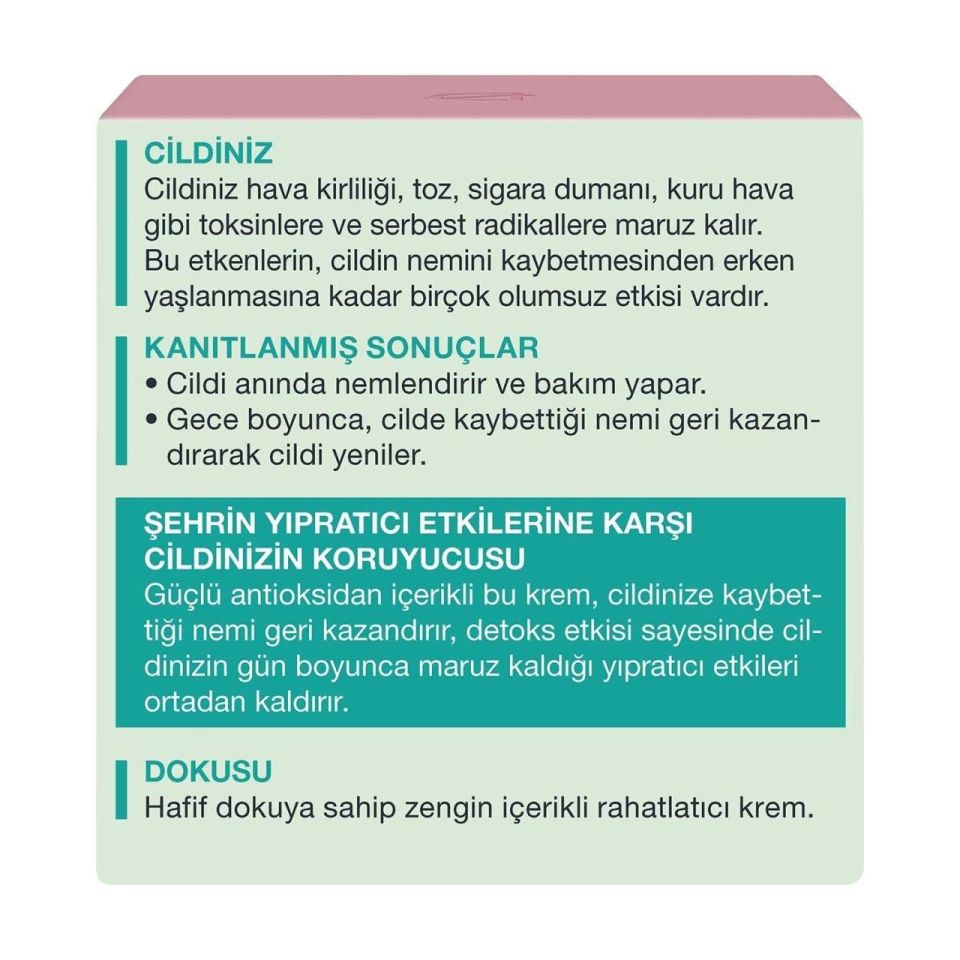 Diadermine Hydralist Smart Detox Yenileyici Gece Kremi 50 Ml