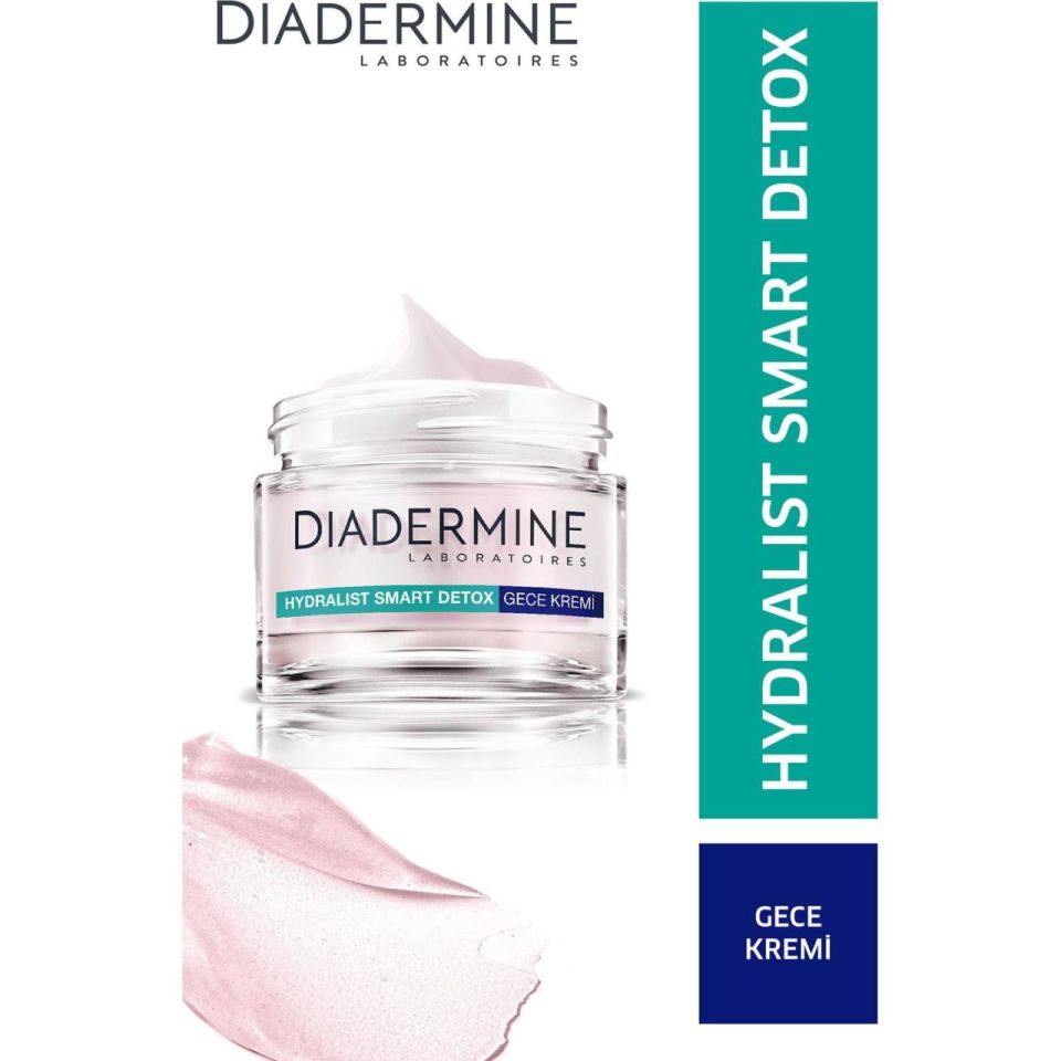 Diadermine Hydralist Smart Detox Yenileyici Gece Kremi 50 Ml