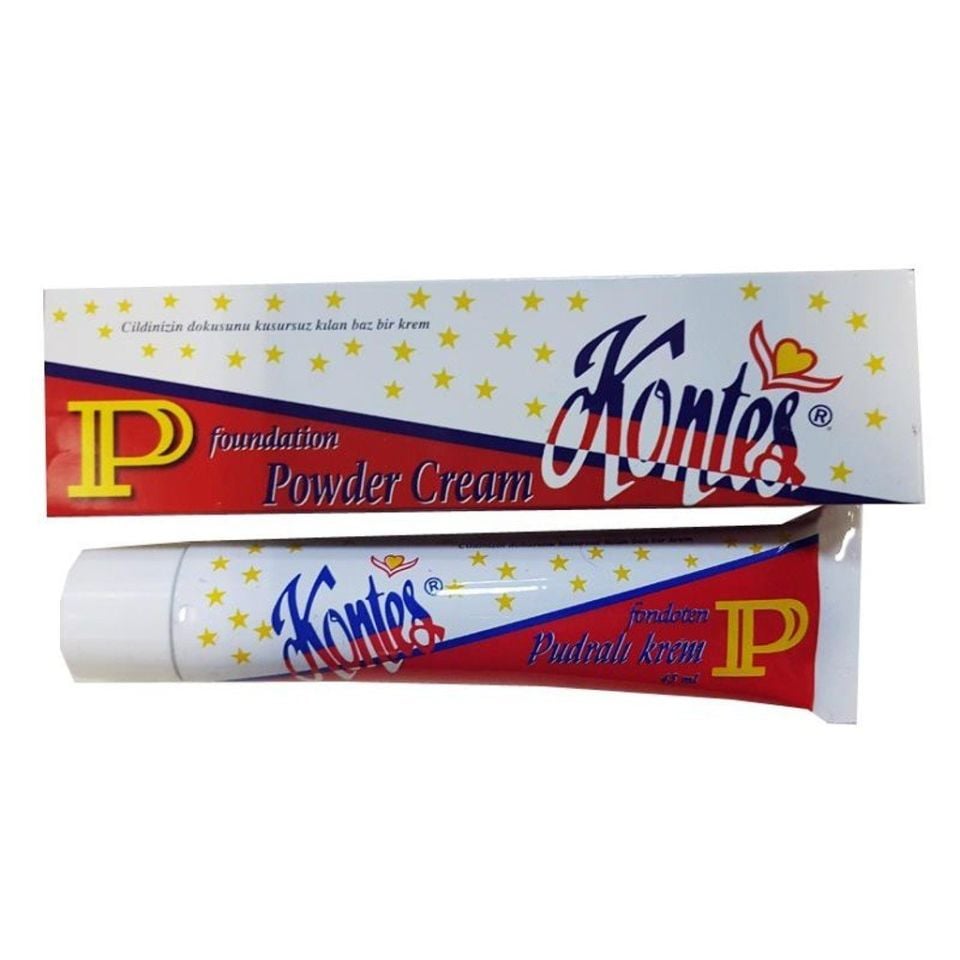 Kontes Pudralı Beyazlatıcı Leke Giderici Krem 45 Ml - Fondöten