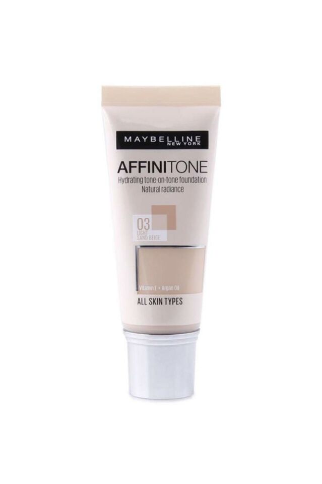 Maybelline Nemlendirme Etkili Affinitone Foundation 03 Sand Beige 30 ml