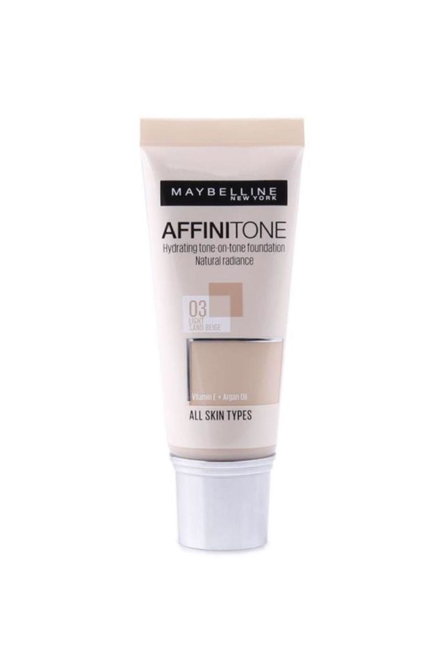 Maybelline Nemlendirme Etkili Affinitone Foundation 03 Sand Beige 30 ml