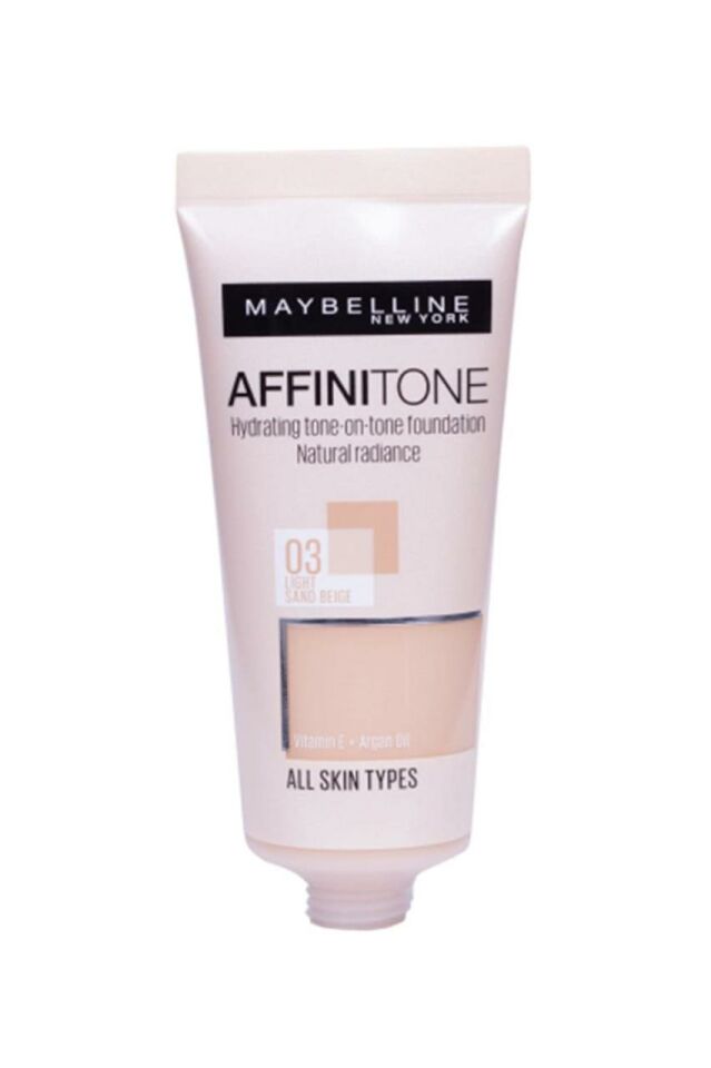 Maybelline Nemlendirme Etkili Affinitone Foundation 03 Sand Beige 30 ml