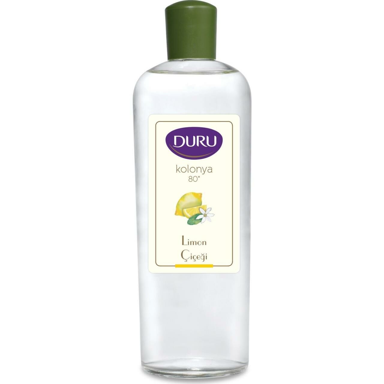 Duru 80 Derece Limon Kolonyası Cam Şişe 400 Ml