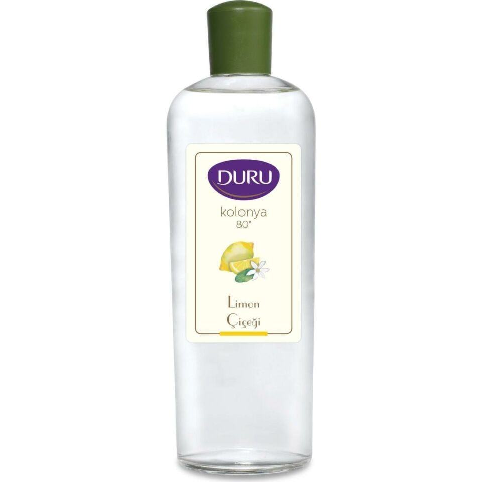 Duru 80 Derece Limon Kolonyası Cam Şişe 400 Ml