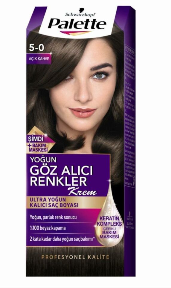 delist Palette 5.0 Açık Kahve ICC Kalıcı Krem Boya