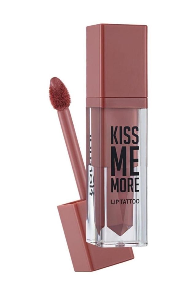 Flormar Likit Mat Ruj 04 Kiss Me More Lip Tattoo Peach
