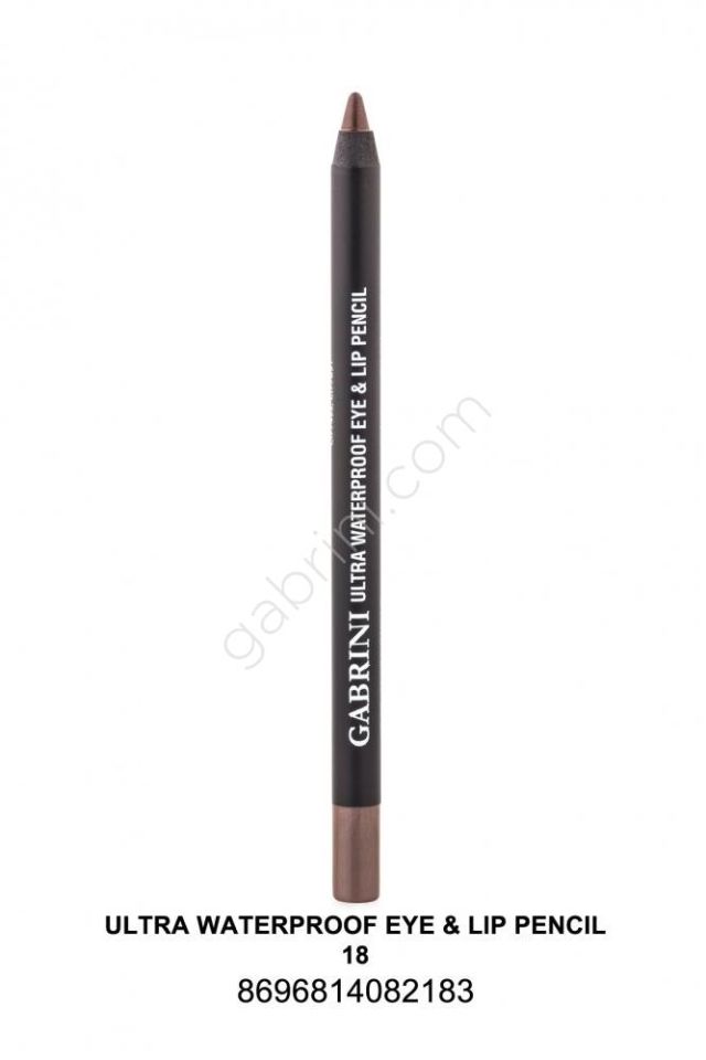 Gabrini Göz ve Dudak Kalemi 18 Kahve Utra Suya Dayanıklı