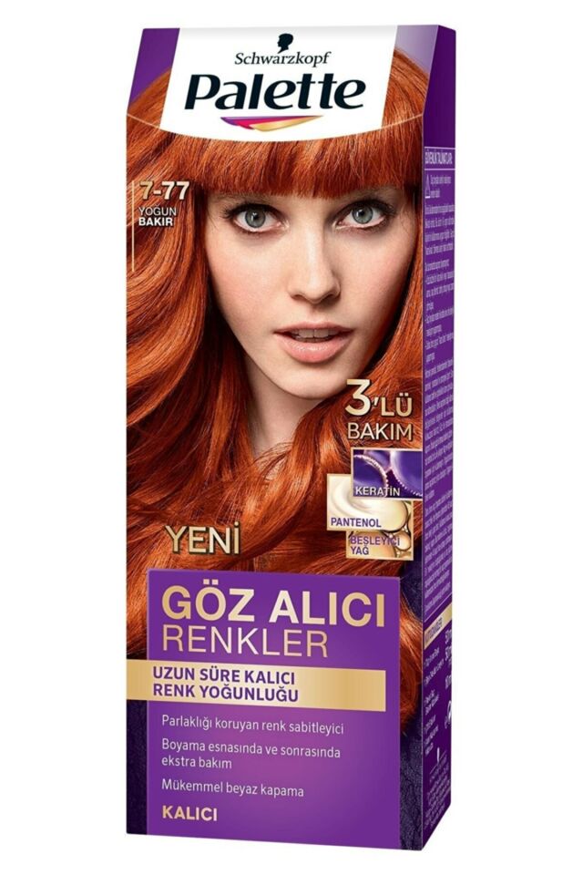 Palette 7.77 Yoğun Bakır ICC Kalıcı Krem Boya