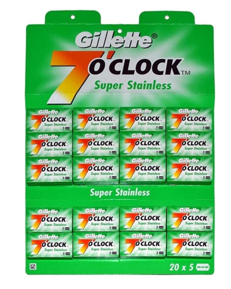 Perma Sharp Jilet 20 li Kartela 7 O Clock (5x20)