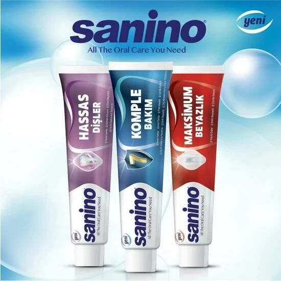 Sanino Diş Macunu Maximum Beyazlık 75 Ml Pure White