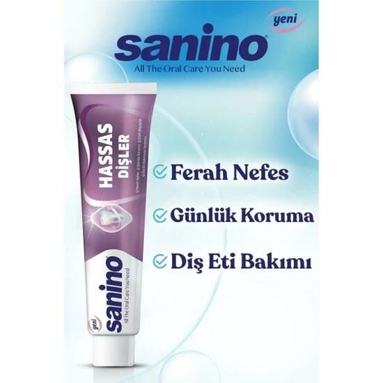 Sanino Diş Macunu Hassas Dişler 75 Ml Sensetive