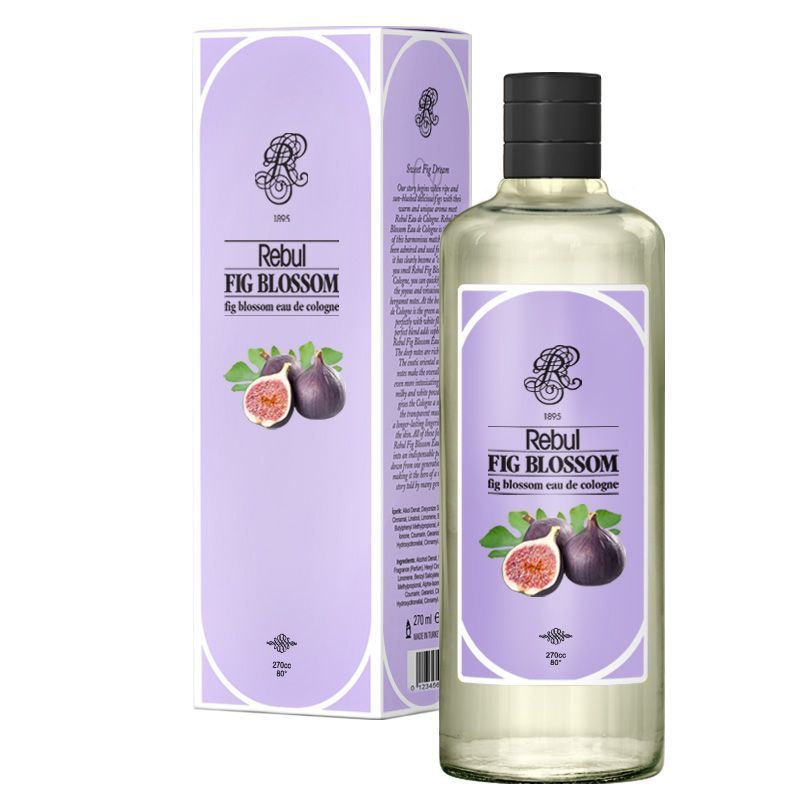 Rebul 270 Ml Kolonya Cam Şişe İncir Fig Blossom