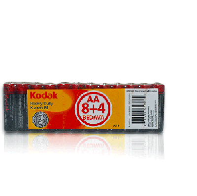 Kodak AA Cinko Kalem Pil 12 li - 8+4