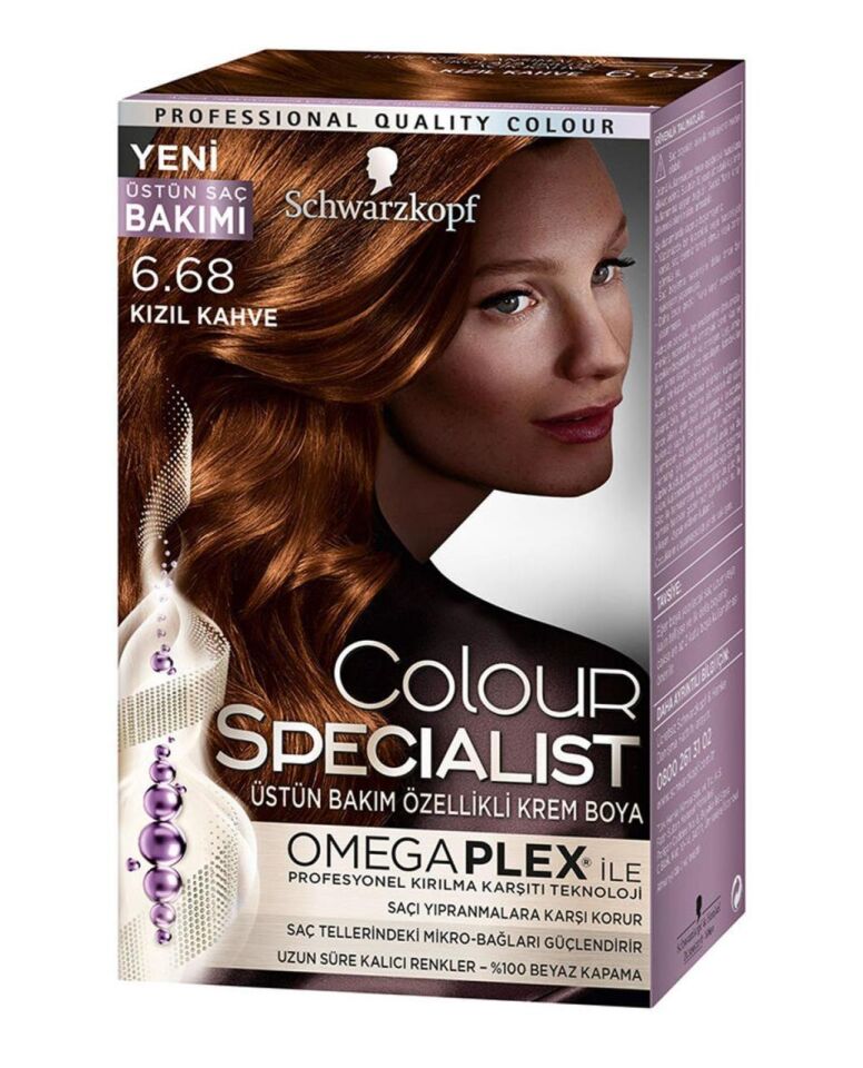 Schwarzkopf Colour Specialist Saç Boyası 6.68 Kızıl Kahve
