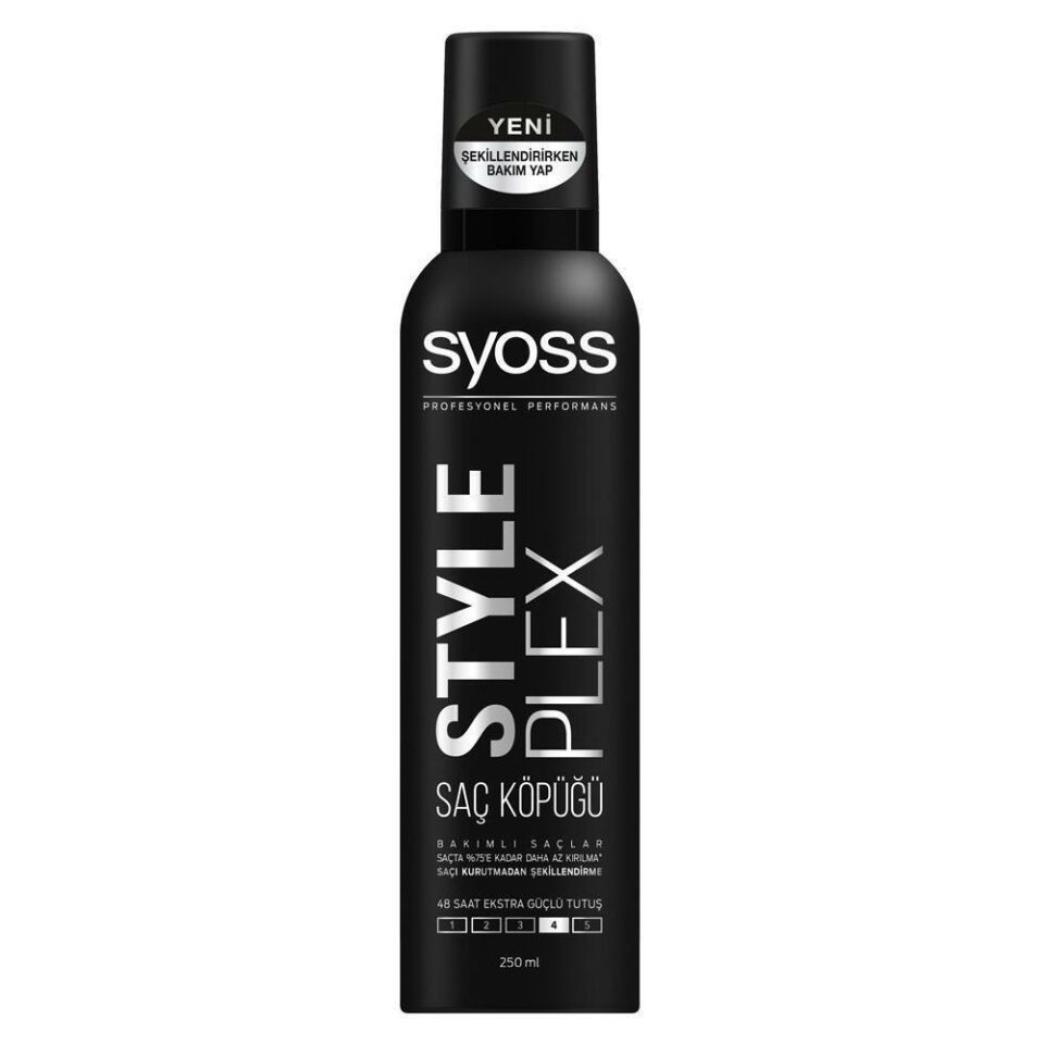 Syoss Saç Köpüğü 250 ml Style Plex No : 4