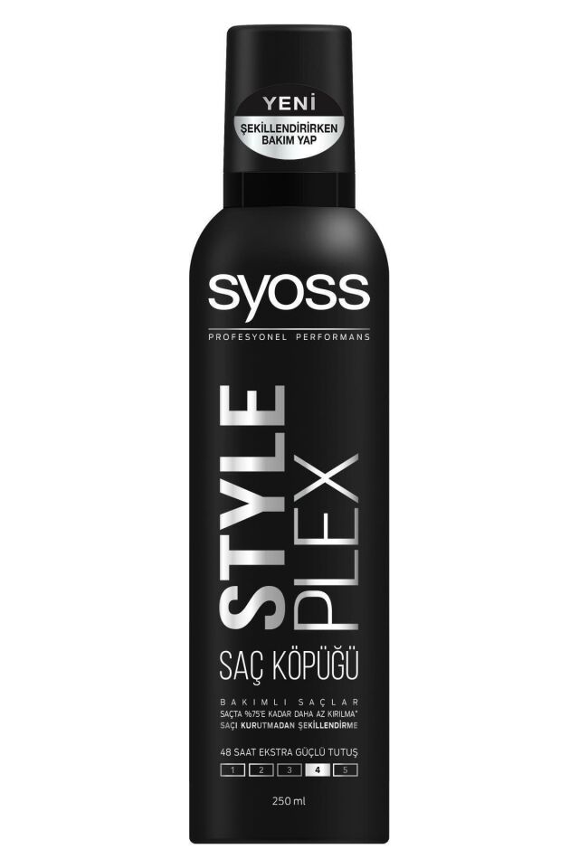Syoss Saç Köpüğü 250 ml Style Plex No : 4
